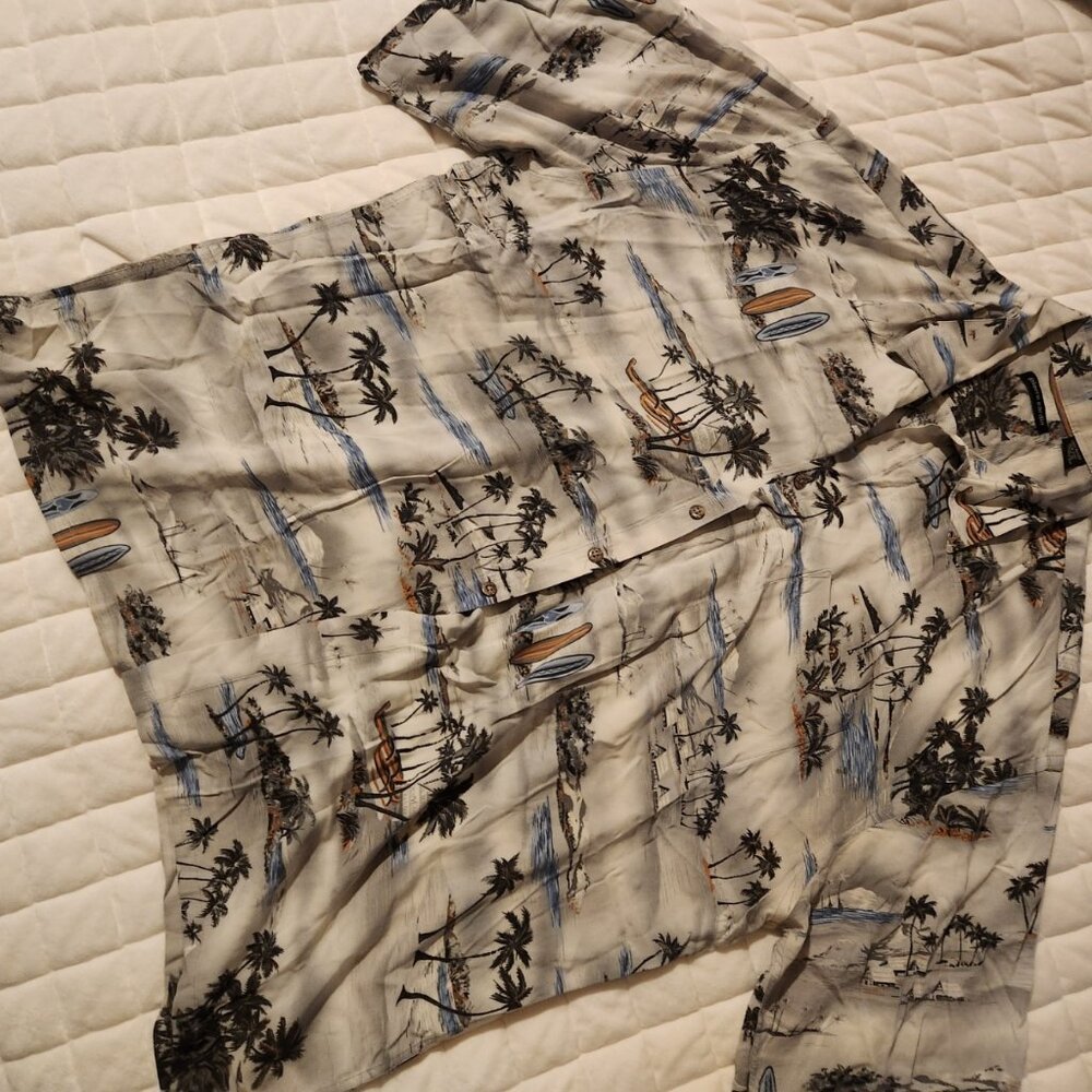 Men's Pierre Cardin Hawaiian Shirt - Size XXL